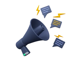Speaker icon with TTB logo emitting sound waves signaling trade real-time alerts; The Trade Bond provides real-time alerts by monitoring market triggers and instantly broadcasting actionable trade signals to subscribers.