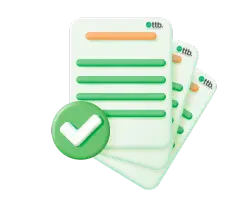 Three report pages showing swing trading performance metrics with TTB logo; The Trade Bond provides clients with detailed trade swing trading performance reports.