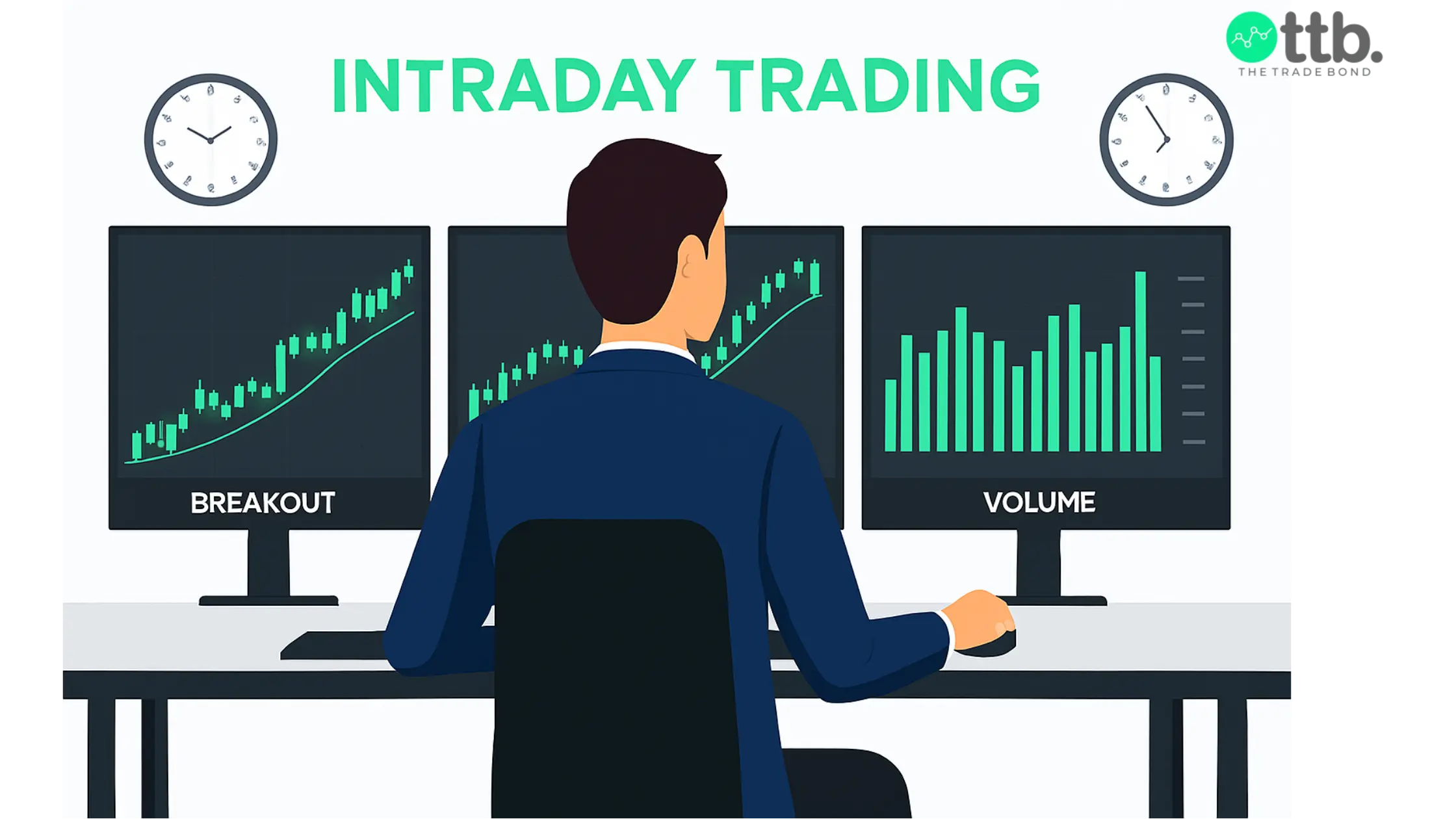 Intraday trading tips and strategies explained with candlestick and breakout charts.