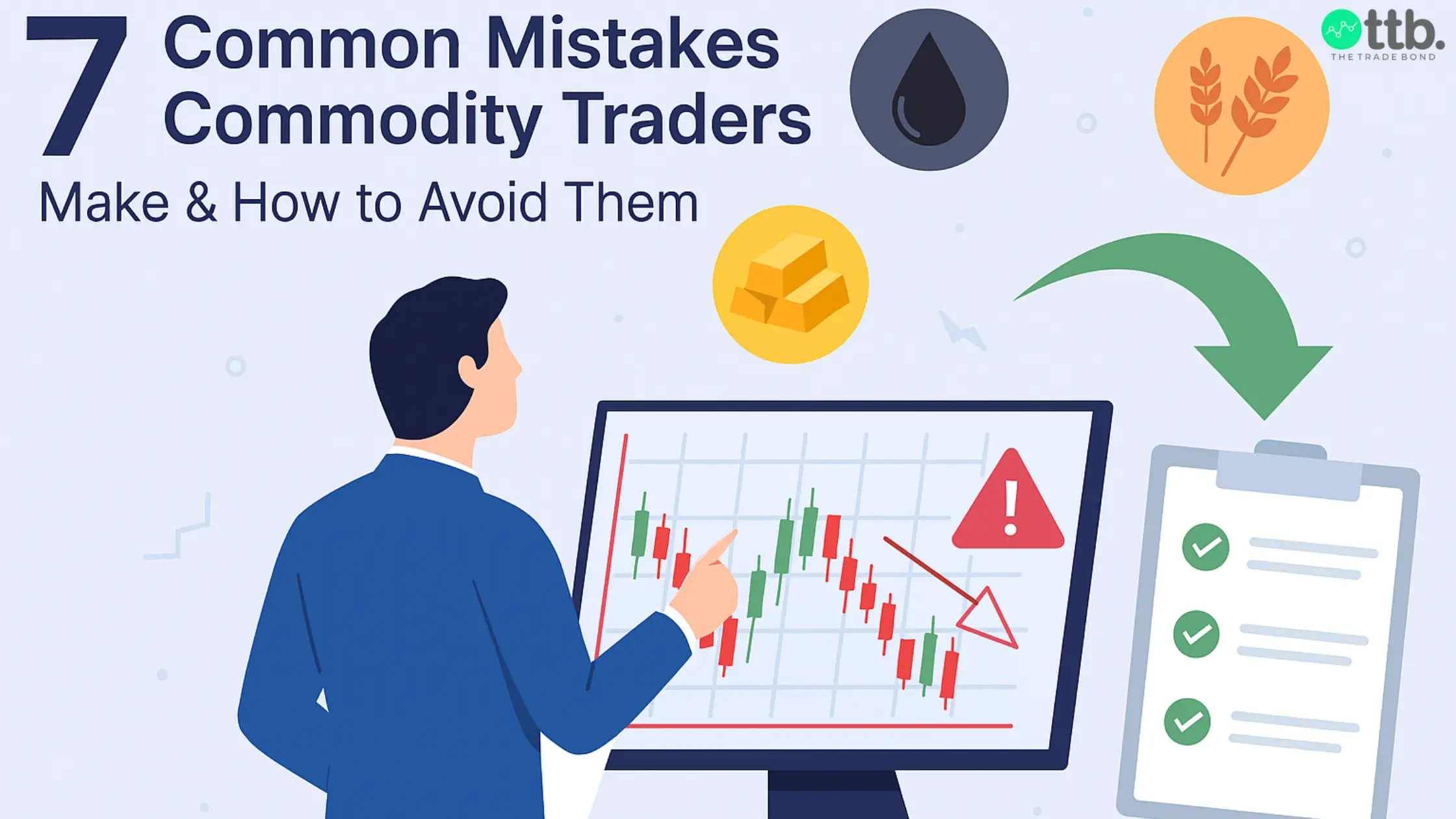 7 common mistakes commodity traders make in commodity markets.