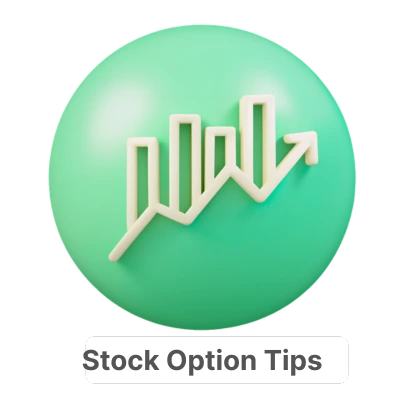 Rising chart with upward arrow showing insights from Stock Option Tips